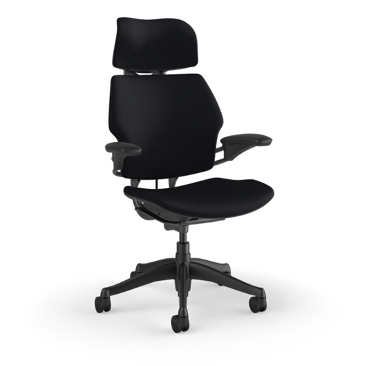 Freedom Task Chair with Headrest – Ergonomic Office Chair with Adjustable Arms; Lumbar Support