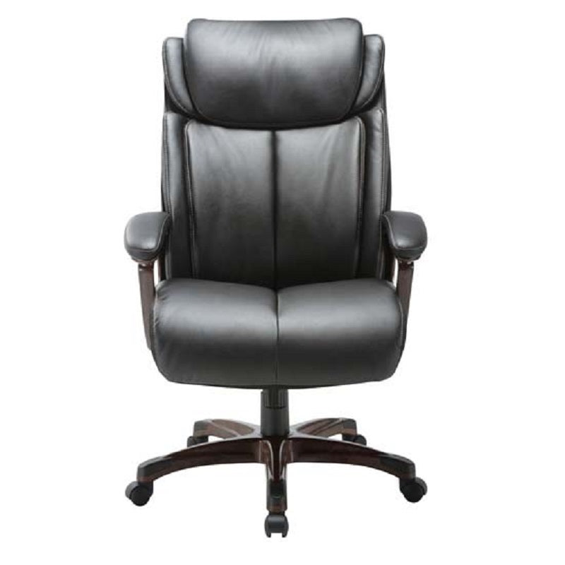 Charleston Collection Executive High Back with Plastic Wooden Arms and Base freeshipping - Barnhill Desk