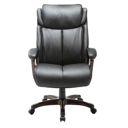 Charleston Collection Executive High Back with Plastic Wooden Arms and Base freeshipping - Barnhill Desk